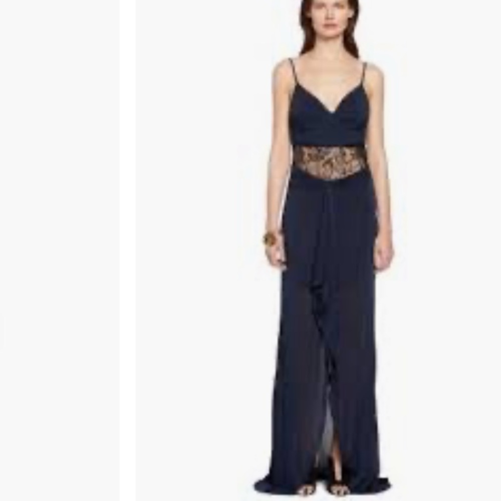 Roberto Cavalli Navy Lace Panel Dress NWT size 38